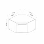 Casa si Gradina - Mobilier - Dulapuri si sifoniere - Dulapuri - Dulap, Hanah Home, pal melaminat, alb, 74x52x235 cm - Infinity.ro