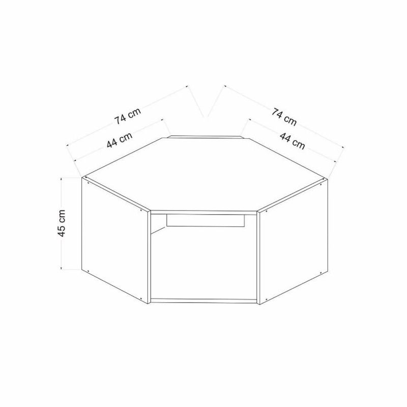 Casa si Gradina - Mobilier - Dulapuri si sifoniere - Dulapuri - Dulap, Hanah Home, pal melaminat, alb, 74x52x235 cm - Infinity.ro