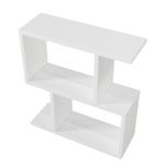 Casa si Gradina - Mobilier - Mese si birouri - Mese living - Masa laterala, Hanah Home, pal melaminat, alb, 50x17.5x55.4 cm - Infinity.ro