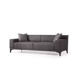 Casa si Gradina - Mobilier - Canapele si coltare - Canapele - Canapea 3 locuri, Atelier Del Sofa, poliester, antracit, 215x87x86 cm - Infinity.ro