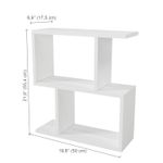 Casa si Gradina - Mobilier - Mese si birouri - Mese living - Masa laterala, Hanah Home, pal melaminat, alb, 50x17.5x55.4 cm - Infinity.ro
