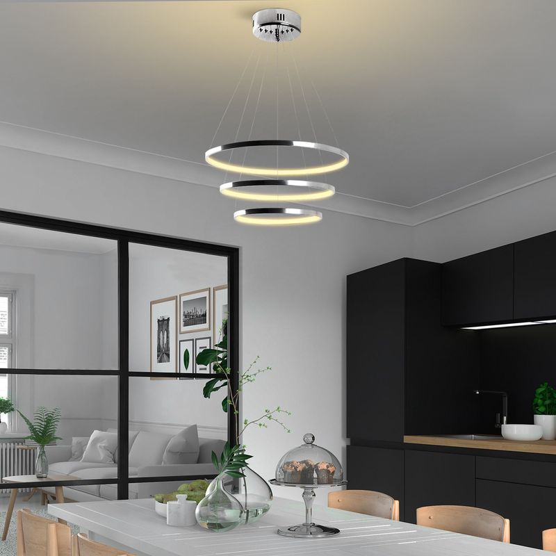 Casa si Gradina - Corpuri si surse de iluminat - Lustre si pendule - Candelabru, Opviq, metal, crom, 50x50x80 cm - Infinity.ro