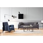 Casa si Gradina - Mobilier - Canapele si coltare - Canapele - Canapea 3 locuri, Atelier Del Sofa, poliester, antracit, 215x87x86 cm - Infinity.ro