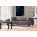 Casa si Gradina - Mobilier - Canapele si coltare - Canapele - Canapea 3 locuri, Atelier Del Sofa, poliester, antracit, 215x87x86 cm - Infinity.ro