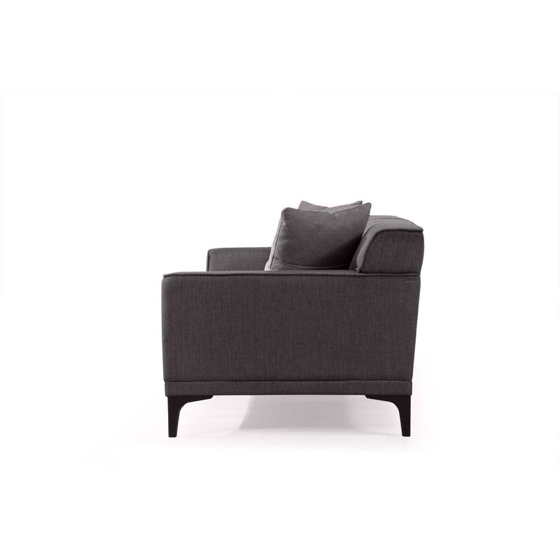 Casa si Gradina - Mobilier - Canapele si coltare - Canapele - Canapea 3 locuri, Atelier Del Sofa, poliester, antracit, 215x87x86 cm - Infinity.ro