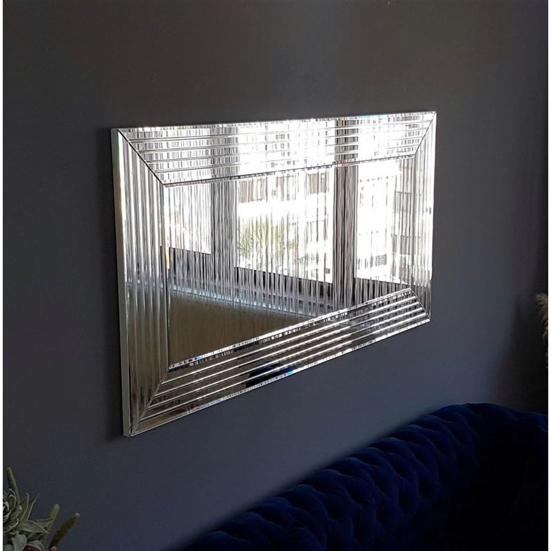 Casa si Gradina - Decoratiuni - Oglinzi - Oglinda, Hanah Home, mdf, argintiu, 130x65 cm - Infinity.ro