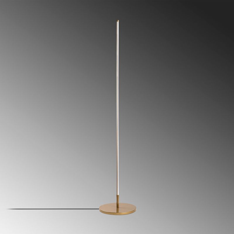 Casa si Gradina - Corpuri si surse de iluminat - Veioze si lampi - Lampadare - Lampadar, Opviq, metal, auriu, 30x153 cm, led integrat - Infinity.ro