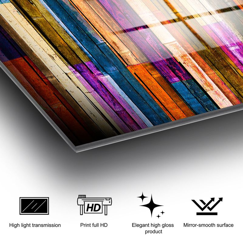 Casa si Gradina - Decoratiuni - Tablouri - Tablou decorativ, Wallxpert, sticla calita, multicolor, 70x100 cm, 970GLS1109 - Infinity.ro