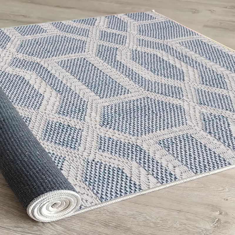 Casa si Gradina - Textile si covoare - Covoare - Covoare casa - Covor, Conceptum Hypnose, albastru, 120x180 cm, 70% bumbac, 30% poliester, antiderapant, 625HFT5663 - Infinity.ro