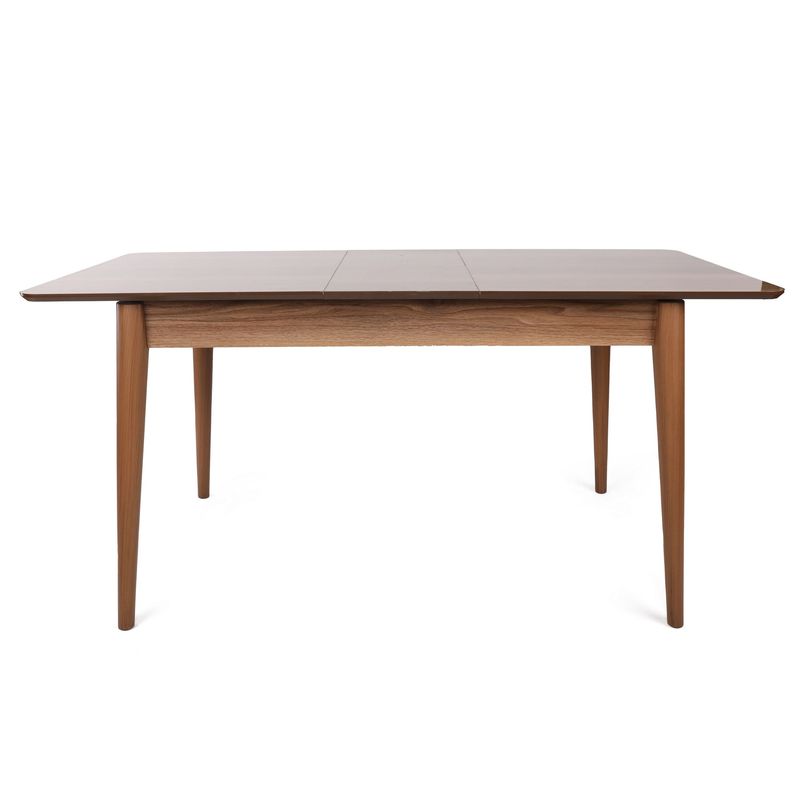 Casa si Gradina - Mobilier - Mese si birouri - Mese bucatarie si dining - Masa extensibila dining, Hanah Home, mdf, nuc, 130x80x75 cm - Infinity.ro