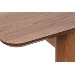 Casa si Gradina - Mobilier - Mese si birouri - Mese bucatarie si dining - Masa extensibila dining, Hanah Home, mdf, nuc, 130x80x75 cm - Infinity.ro