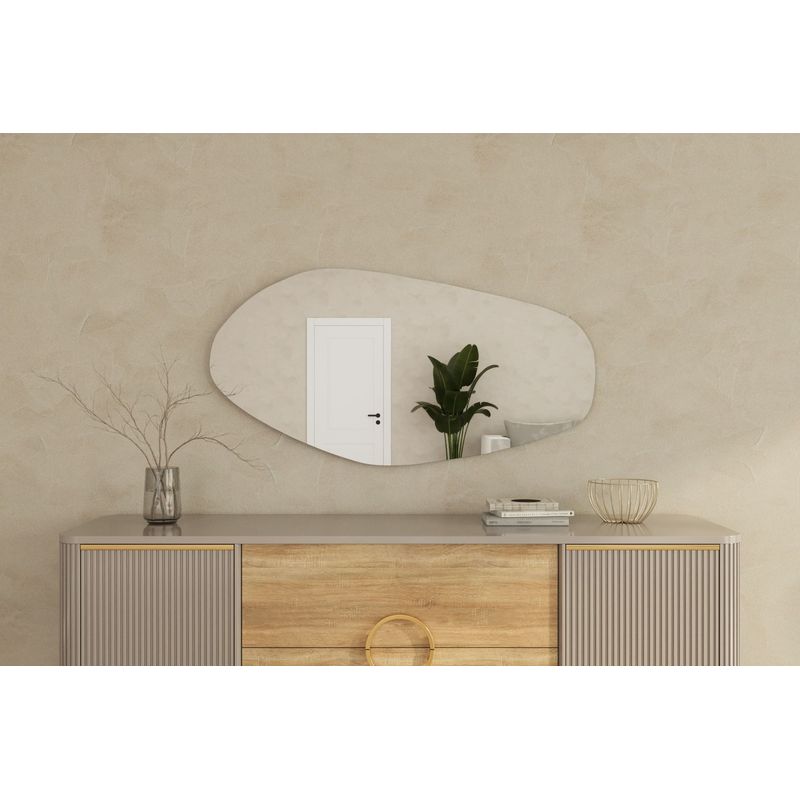Casa si Gradina - Decoratiuni - Oglinzi - Oglinda, Hanah Home, mdf, negru, 60x120x2.2 cm - Infinity.ro