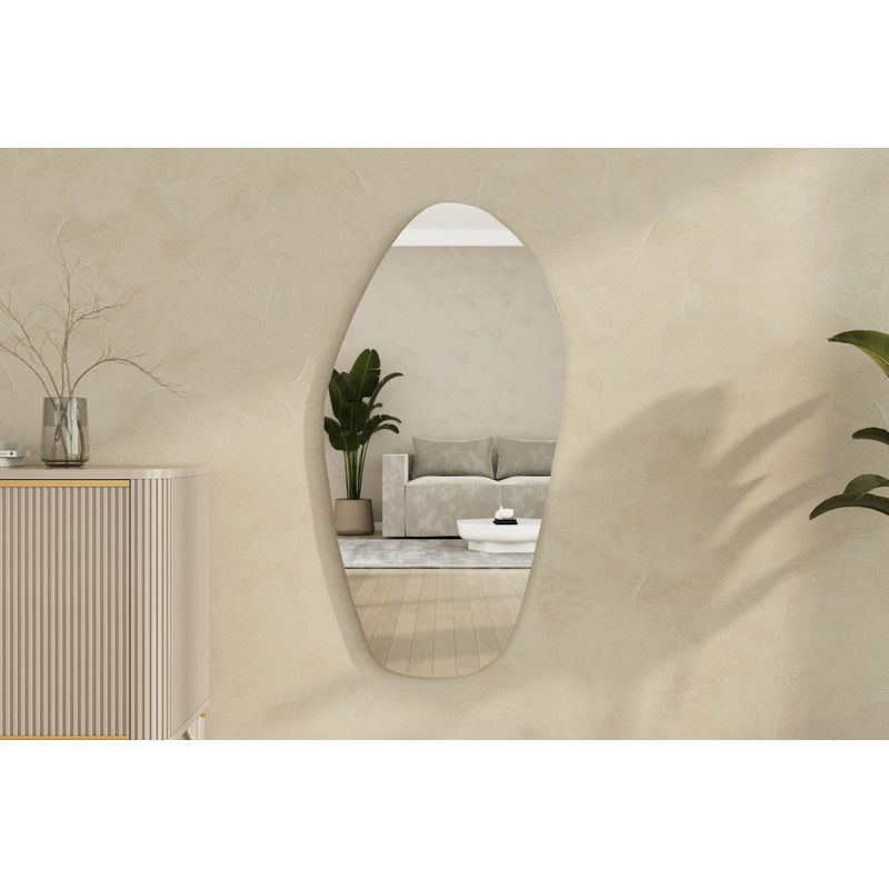 Casa si Gradina - Decoratiuni - Oglinzi - Oglinda, Hanah Home, mdf, negru, 60x120x2.2 cm - Infinity.ro