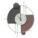 Casa si Gradina - Decoratiuni - Ceasuri - Ceas de perete decorativ, Wallxpert, metal, multicolor, 55x65 cm - Infinity.ro