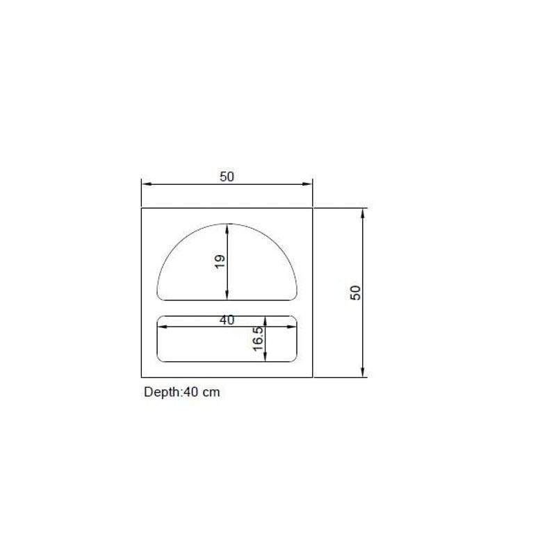 Casa si Gradina - Mobilier - Comode si corpuri - Noptiere - Noptiera, Hanah Home, pal melaminat, alb, 50x40x50 cm - Infinity.ro