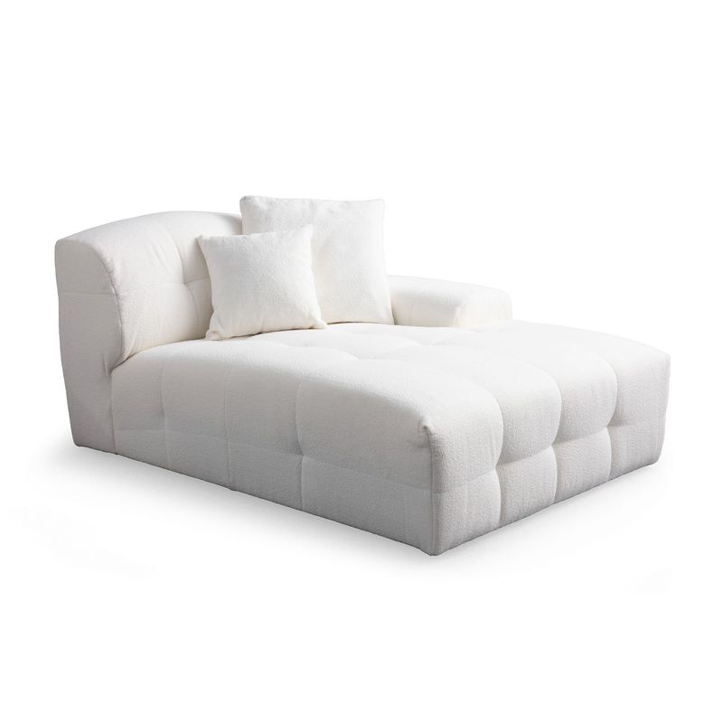 Casa si Gradina - Mobilier - Canapele si coltare - Coltare - Coltar, Atelier Del Sofa, lemn fag si pal, alb, 316x165x83 cm - Infinity.ro