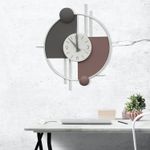 Casa si Gradina - Decoratiuni - Ceasuri - Ceas de perete decorativ, Wallxpert, metal, multicolor, 55x65 cm - Infinity.ro