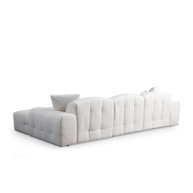 Casa si Gradina - Mobilier - Canapele si coltare - Coltare - Coltar, Atelier Del Sofa, lemn fag si pal, alb, 316x165x83 cm - Infinity.ro