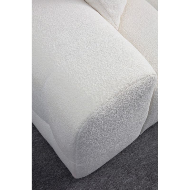 Casa si Gradina - Mobilier - Canapele si coltare - Coltare - Coltar, Atelier Del Sofa, lemn fag si pal, alb, 316x165x83 cm - Infinity.ro