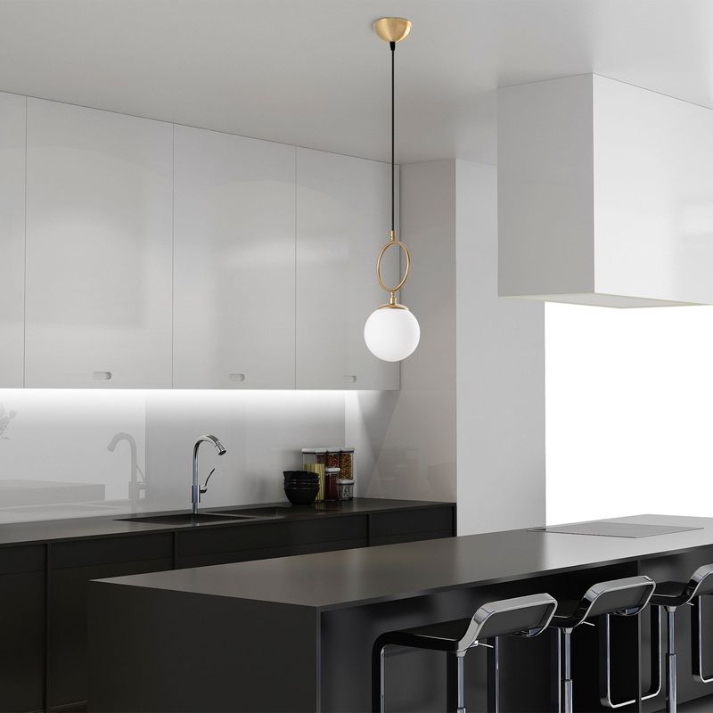 Casa si Gradina - Corpuri si surse de iluminat - Lustre si pendule - Candelabru, Opviq, metal, auriu, 15x15x127 cm - Infinity.ro