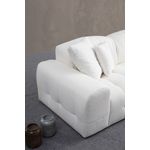 Casa si Gradina - Mobilier - Canapele si coltare - Coltare - Coltar, Atelier Del Sofa, lemn fag si pal, alb, 316x165x83 cm - Infinity.ro