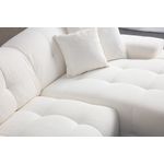 Casa si Gradina - Mobilier - Canapele si coltare - Coltare - Coltar, Atelier Del Sofa, lemn fag si pal, alb, 316x165x83 cm - Infinity.ro