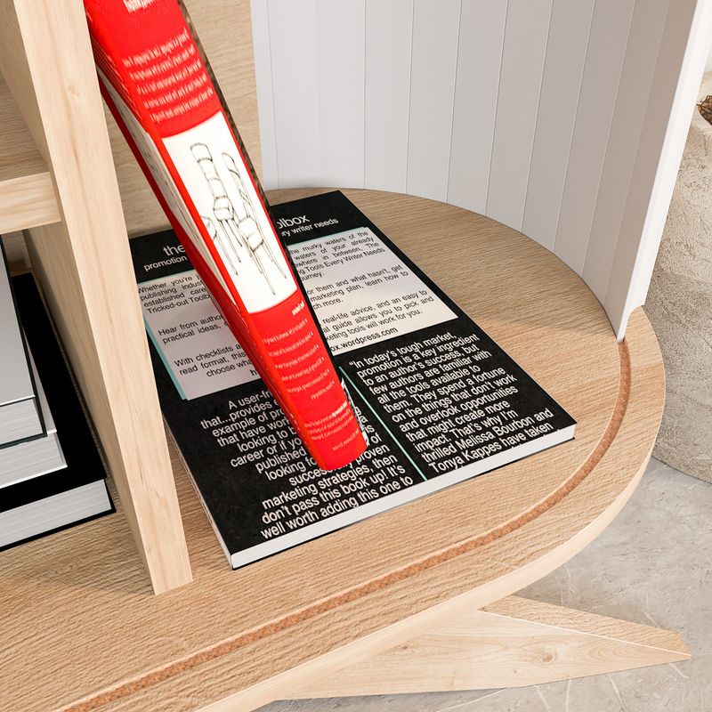 Casa si Gradina - Mobilier - Comode si corpuri - Console - Consola, Hanah Home, pal melaminat, stejar si alb, 150x43x75 cm - Infinity.ro