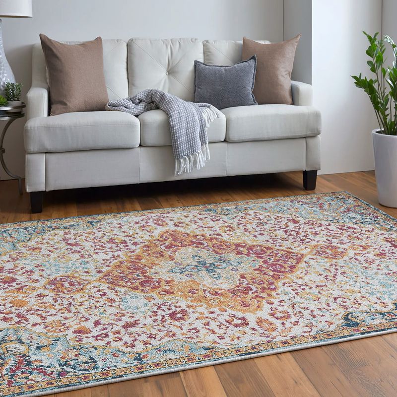 Casa si Gradina - Textile si covoare - Covoare - Covoare casa - Covor, Conceptum Hypnose, multicolor, 160x230 cm, 70% bumbac, antiderapant, 625HFT3143 - Infinity.ro