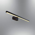Casa si Gradina - Corpuri si surse de iluminat - Corpuri de iluminat pentru baie - Aplica de perete, Opviq, metal, negru, 60x5x13 cm, led - Infinity.ro