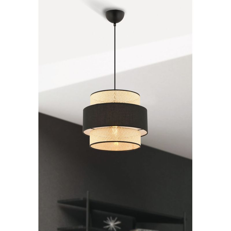 Casa si Gradina - Corpuri si surse de iluminat - Lustre si pendule - Candelabru, Opviq, metal, camel, negru, 30x30x27 cm - Infinity.ro