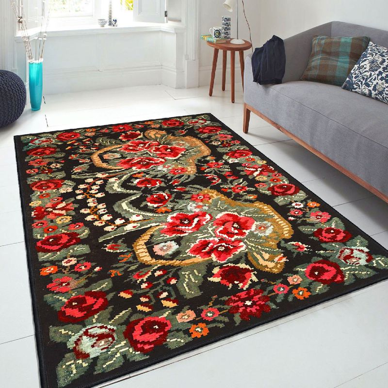 Casa si Gradina - Textile si covoare - Covoare - Covoare casa - Covor, Conceptum Hypnose, catifea, multicolor, 160x230 cm, antiderapant, 599HFT1221 - Infinity.ro
