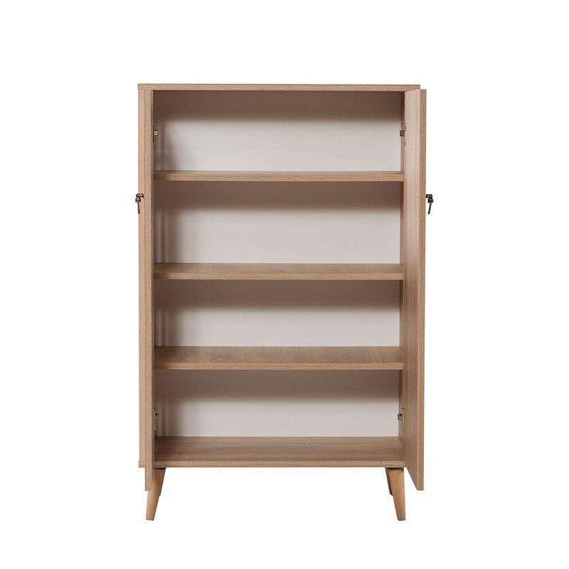 Casa si Gradina - Mobilier - Dulapuri si sifoniere - Dulapuri - Dulap multifunctional, Hanah Home, pal melaminat, stejar sonoma, 80x36x127 cm, 869VEL3977 - Infinity.ro