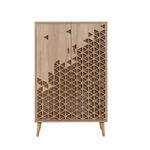 Casa si Gradina - Mobilier - Dulapuri si sifoniere - Dulapuri - Dulap multifunctional, Hanah Home, pal melaminat, stejar sonoma, 80x36x127 cm, 869VEL3977 - Infinity.ro