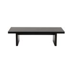 Casa si Gradina - Mobilier - Mese si birouri - Masute de cafea - Masuta de cafea, Hanah Home, panou de particule melaminat, lemn negru, 110x45x41.5 cm - Infinity.ro