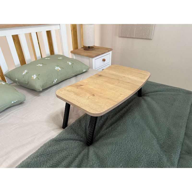 Sport si Outdoor - Camping - Mobilier pentru camping - Mese camping - Masa pentru laptop, Hanah Home, mdf, stejar safir, 60x34x24 cm - Infinity.ro