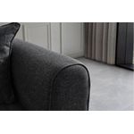 Casa si Gradina - Mobilier - Canapele si coltare - Canapele - Canapea extensibila, Atelier Del Sofa, lemn fag si placi aglomerate, antracit, 222x90x80 cm - Infinity.ro