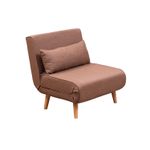 Casa si Gradina - Mobilier - Canapele si coltare - Canapele - Canapea extensibila, Hanah Home, metal, maro, 180x80 cm - Infinity.ro