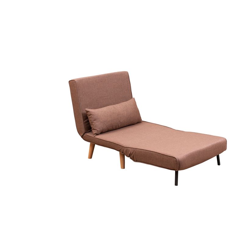Casa si Gradina - Mobilier - Canapele si coltare - Canapele - Canapea extensibila, Hanah Home, metal, maro, 180x80 cm - Infinity.ro