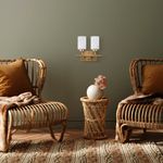 Casa si Gradina - Corpuri si surse de iluminat - Plafoniere, aplice si spoturi - Aplica, Opviq, metal, auriu, 31x15x28 cm - Infinity.ro