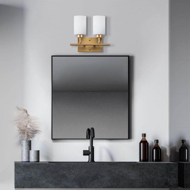 Casa si Gradina - Corpuri si surse de iluminat - Plafoniere, aplice si spoturi - Aplica, Opviq, metal, auriu, 31x15x28 cm - Infinity.ro