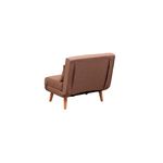 Casa si Gradina - Mobilier - Canapele si coltare - Canapele - Canapea extensibila, Hanah Home, metal, maro, 180x80 cm - Infinity.ro