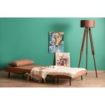 Casa si Gradina - Mobilier - Canapele si coltare - Canapele - Canapea extensibila, Hanah Home, metal, maro, 180x80 cm - Infinity.ro
