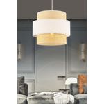 Casa si Gradina - Corpuri si surse de iluminat - Lustre si pendule - Candelabru, Opviq, metal, camel, alb, 30x30x65 cm - Infinity.ro