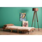 Casa si Gradina - Mobilier - Canapele si coltare - Canapele - Canapea extensibila, Hanah Home, metal, maro, 180x80 cm - Infinity.ro