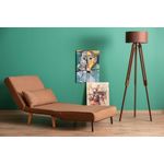 Casa si Gradina - Mobilier - Canapele si coltare - Canapele - Canapea extensibila, Hanah Home, metal, maro, 180x80 cm - Infinity.ro