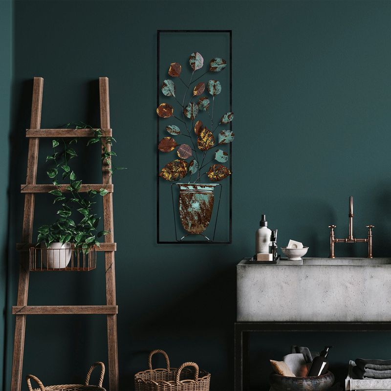 Casa si Gradina - Decoratiuni - Decoratiuni perete - Accesoriu decorativ de perete, Wallxpert, metal, multicolor, 32x90x4 cm, 930DYU1281 - Infinity.ro
