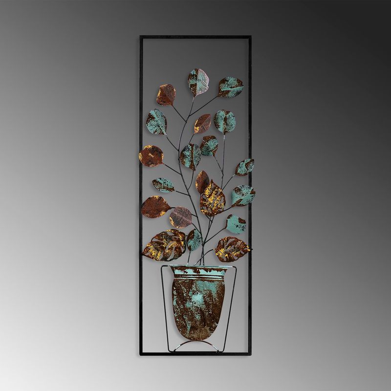 Casa si Gradina - Decoratiuni - Decoratiuni perete - Accesoriu decorativ de perete, Wallxpert, metal, multicolor, 32x90x4 cm, 930DYU1281 - Infinity.ro
