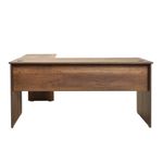 Casa si Gradina - Mobilier - Mese si birouri - Birouri - Birou, Hanah Home, panou de particule melaminat, nuc, 160x75x144 cm - Infinity.ro