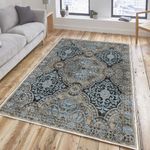Casa si Gradina - Textile si covoare - Covoare - Covoare casa - Covor, Conceptum Hypnose, multicolor, 80x120 cm, catifea, antiderapant, 599HFT3586 - Infinity.ro