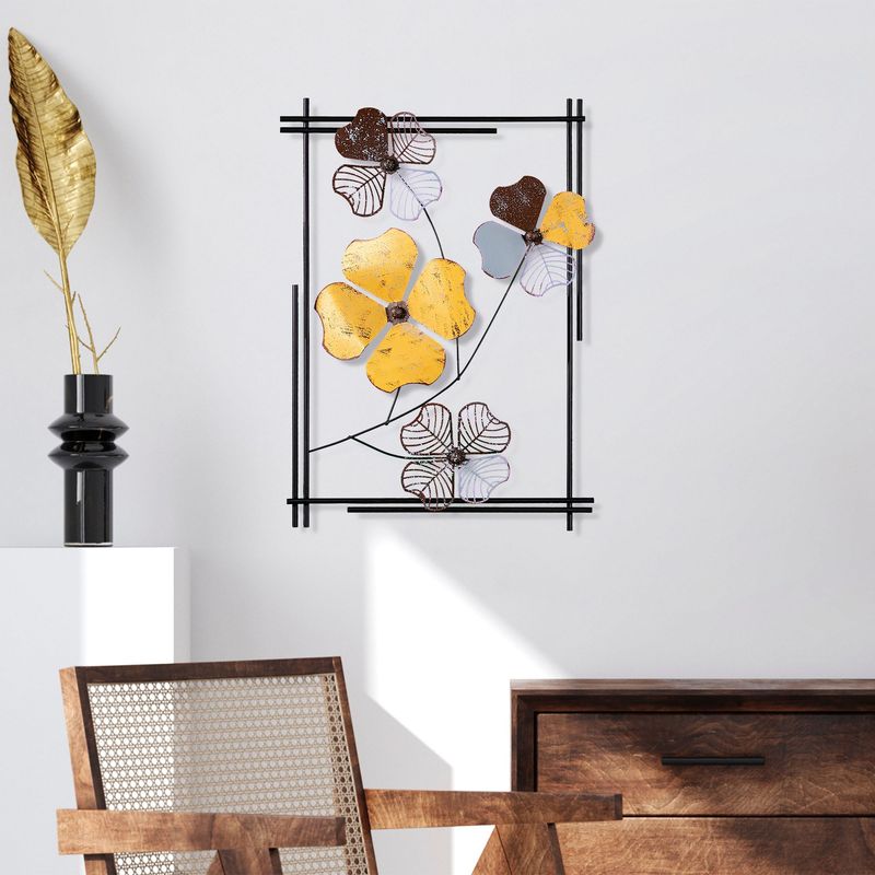 Casa si Gradina - Decoratiuni - Decoratiuni perete - Accesoriu decorativ de perete, Wallxpert, metal, multicolor, 50x70x4 cm, 930DYU1261 - Infinity.ro